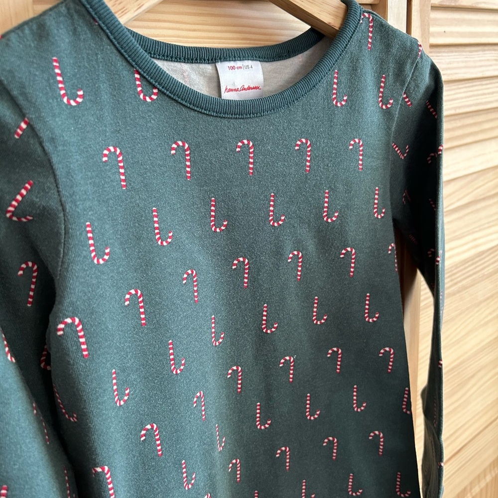 Hanna Andersson candy cane print dress